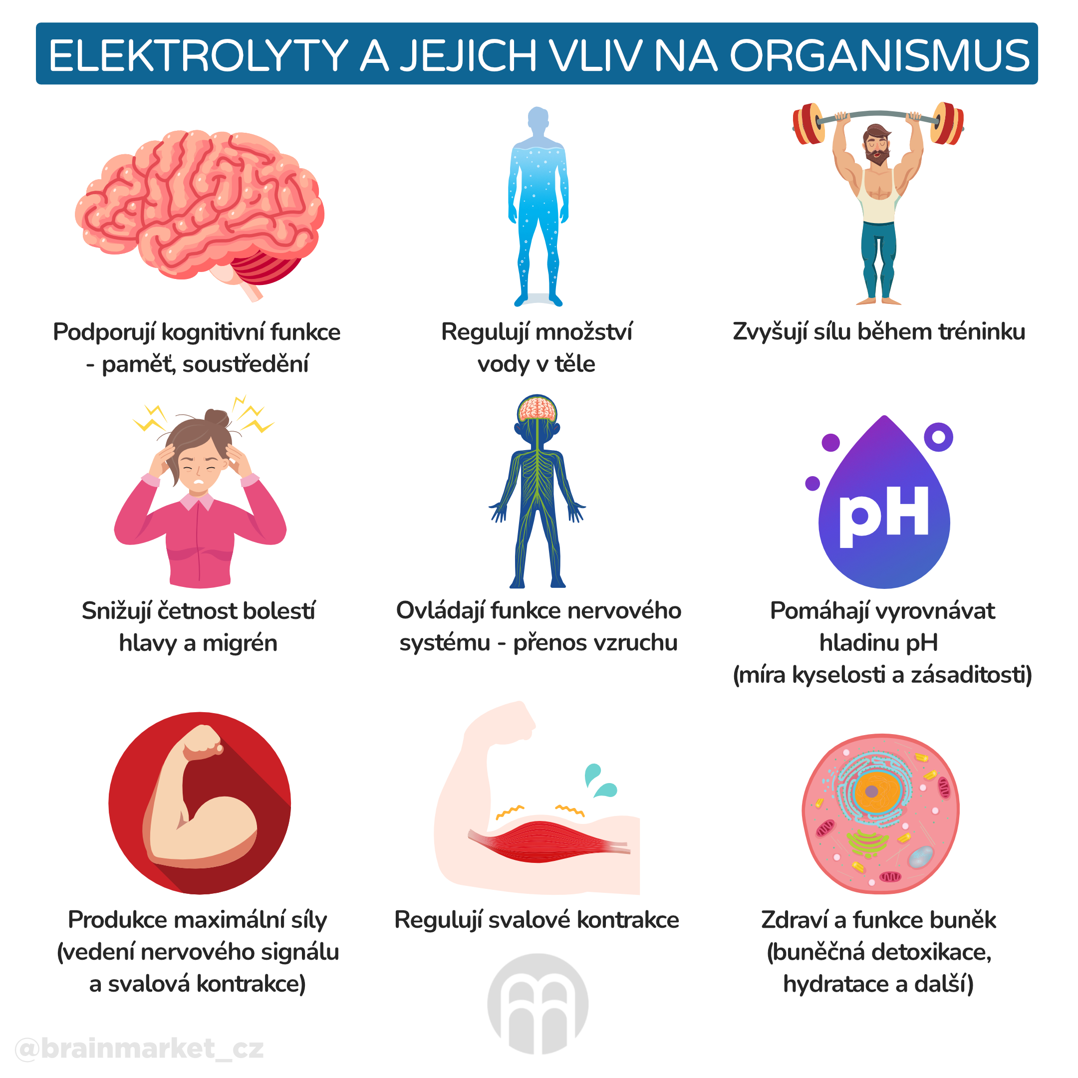 Elektrolyty a jejich vliv na organismus_infografika_cz